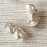 silver metal clay beads